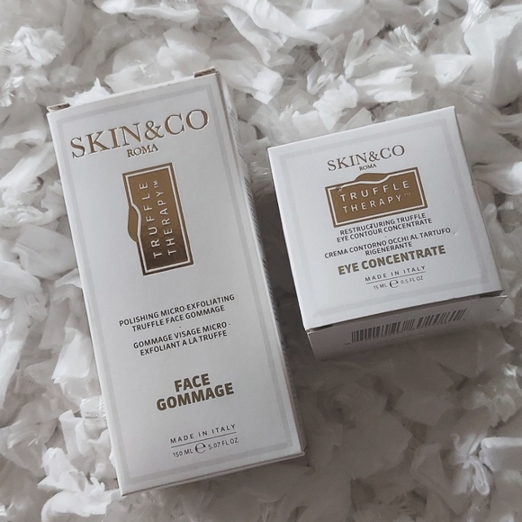 SKIN&CO Roma Truffle Face Gommage Exfoliant & Eye Concentrate Se - Picture 4 of 9